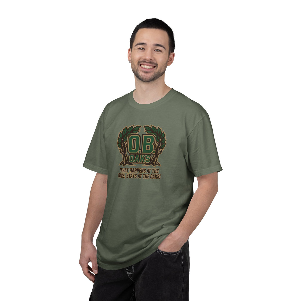 Oaks 'OB' T-Shirt — Fictional Fairways Signature Apparel