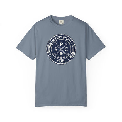Slicer's Point Club T-Shirt – Fictional Fairways Signature Apparel