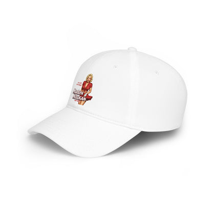 Marilyn Mulligan Hit It Till You're Happy Low Profile Baseball Cap - Golf Noir Statement Headwear