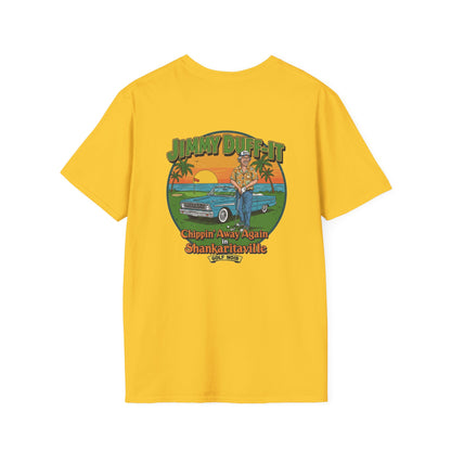 SHANKARITAVILLE T-Shirt - Starring JIMMY DUFF-IT- Golf Noir Signature Apparel