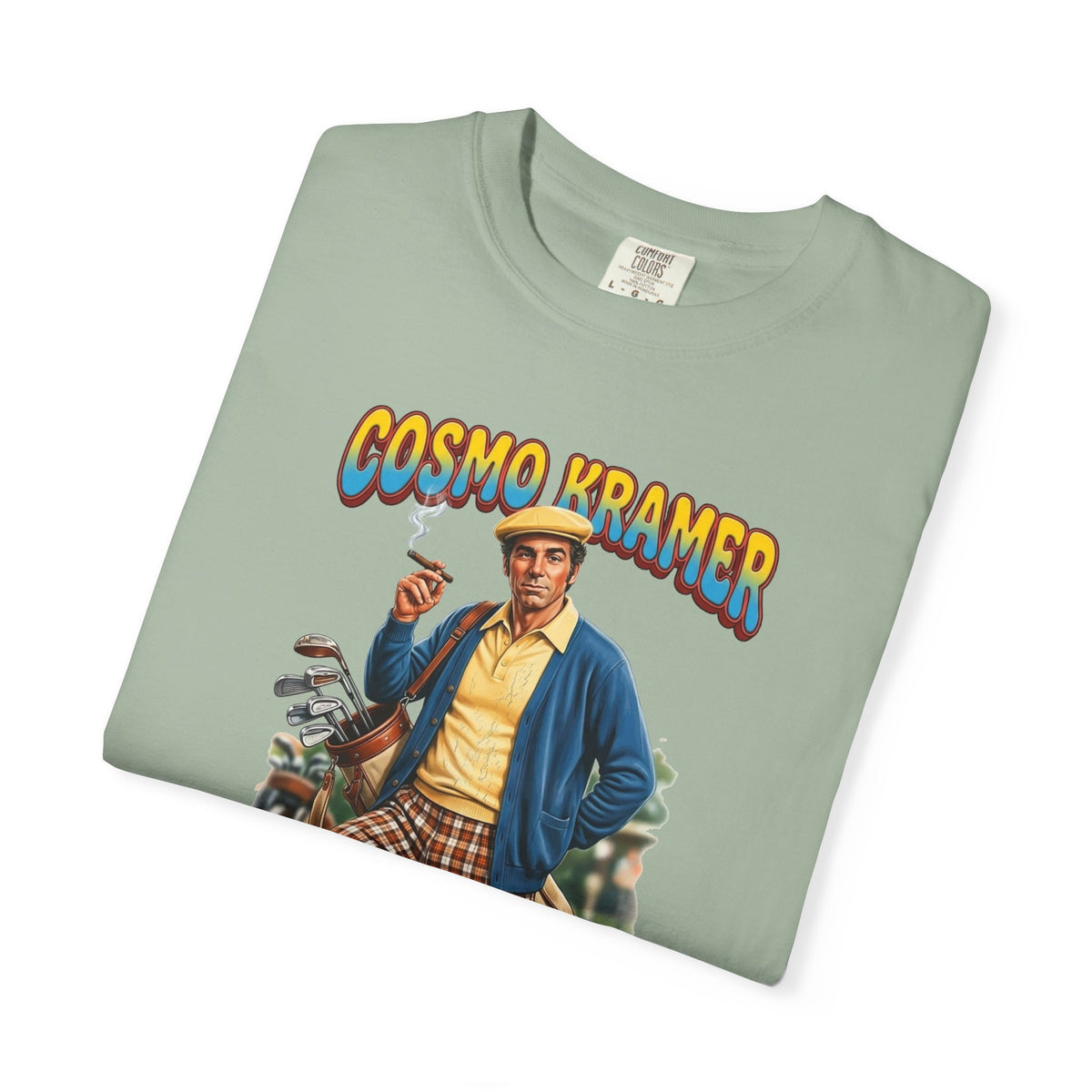 Cosmo Kramer Golf Icon Tee — The Shag Bag Apparel