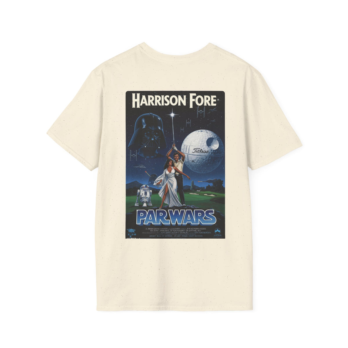 PAR WARS T-Shirt - Starring HARRISON FORE- Golf Noir Signature Apparel