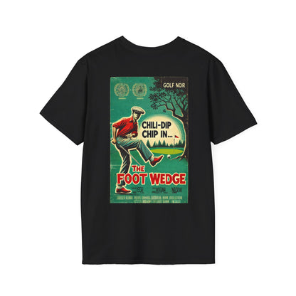 THE FOOT WEDGE T-Shirt - Starring CHILI-DIP CHIP - Golf Noir Signature Apparel