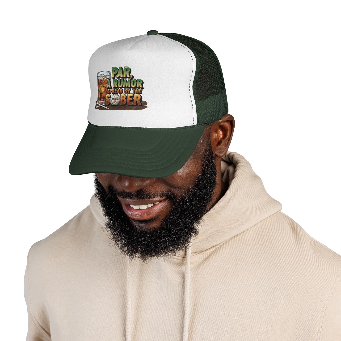 Par, A Rumor Spread by the Sober Trucker Hat - XXX-OUT Designs Headwear