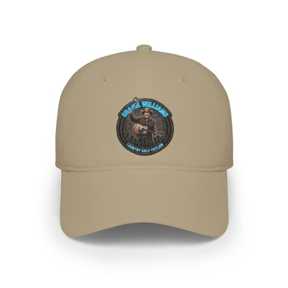 Shank Williams Golf Noir Cap - Country Club Crooners Statement Headwear
