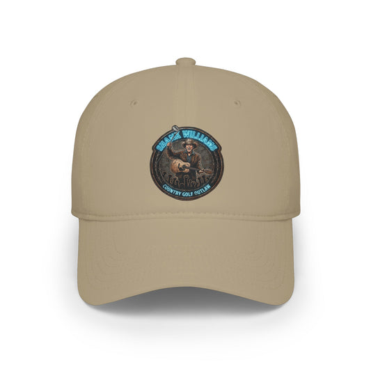 Shank Williams Golf Noir Cap - Country Club Crooners Statement Headwear