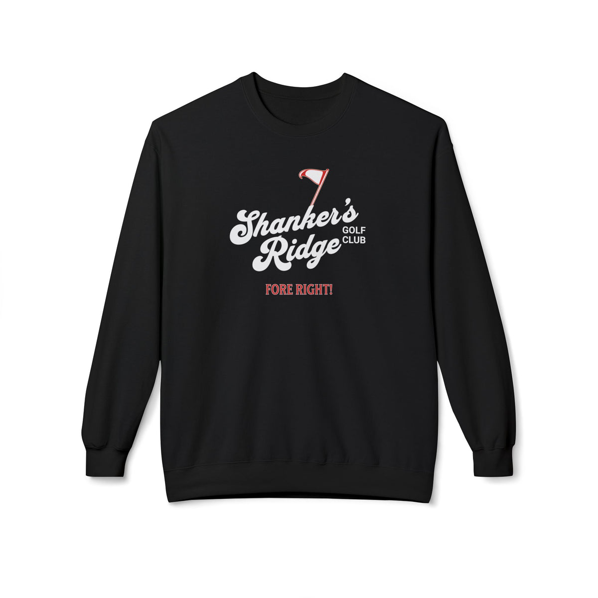 Shanker's Ridge Golf Club Crewneck Sweatshirt — Fictional Fairways Signature Apparel