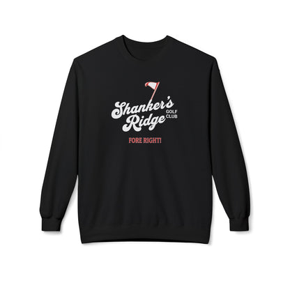 Shanker's Ridge Golf Club Crewneck Sweatshirt — Fictional Fairways Signature Apparel