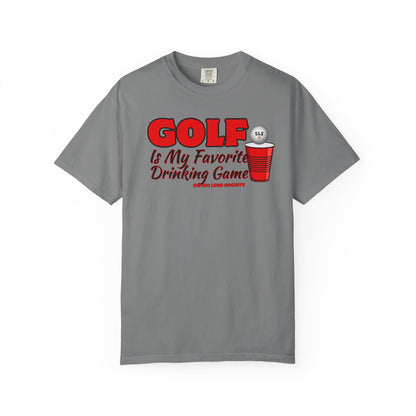 Golf Is My Favorite Drinking Game T-Shirt - Swing Lube Society Signature Apparel