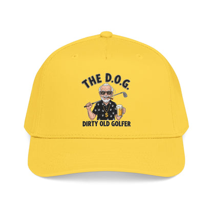THE D.O.G. Baseball Cap — "The D.O.G. Dirty Old Golfer" Statement Headwear