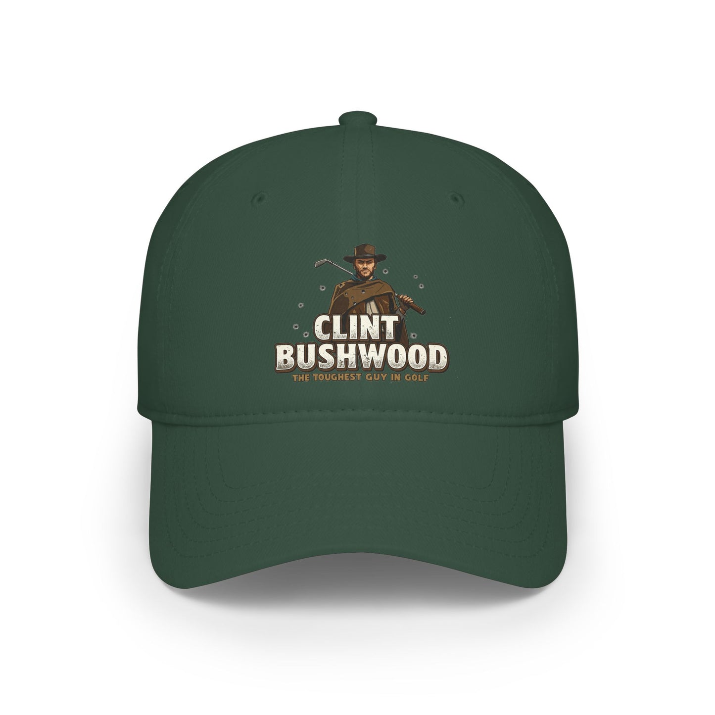 Clint Bushwood Cap – Golf Noir Statement Headwear