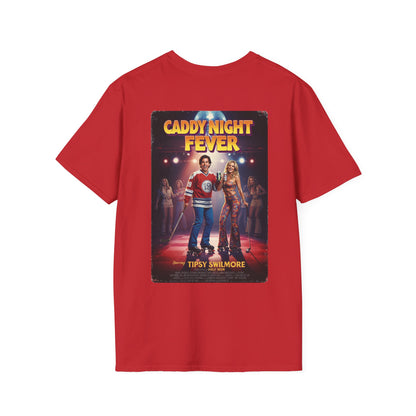 CADDY NIGHT FEVER T-Shirt - Starring TIPSY SWILMORE- Golf Noir Signature Apparel