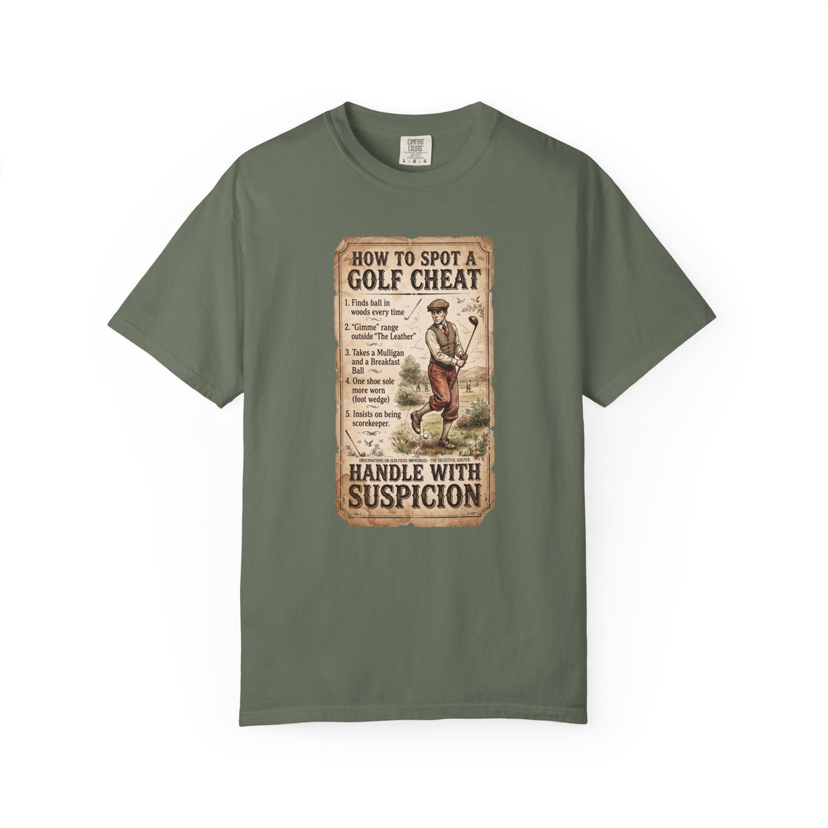 "How to Spot a Golf Cheat" Vintage Tee - The Shag Bag Apparel