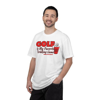Golf Is My Favorite Drinking Game T-Shirt - Swing Lube Society Signature Apparel