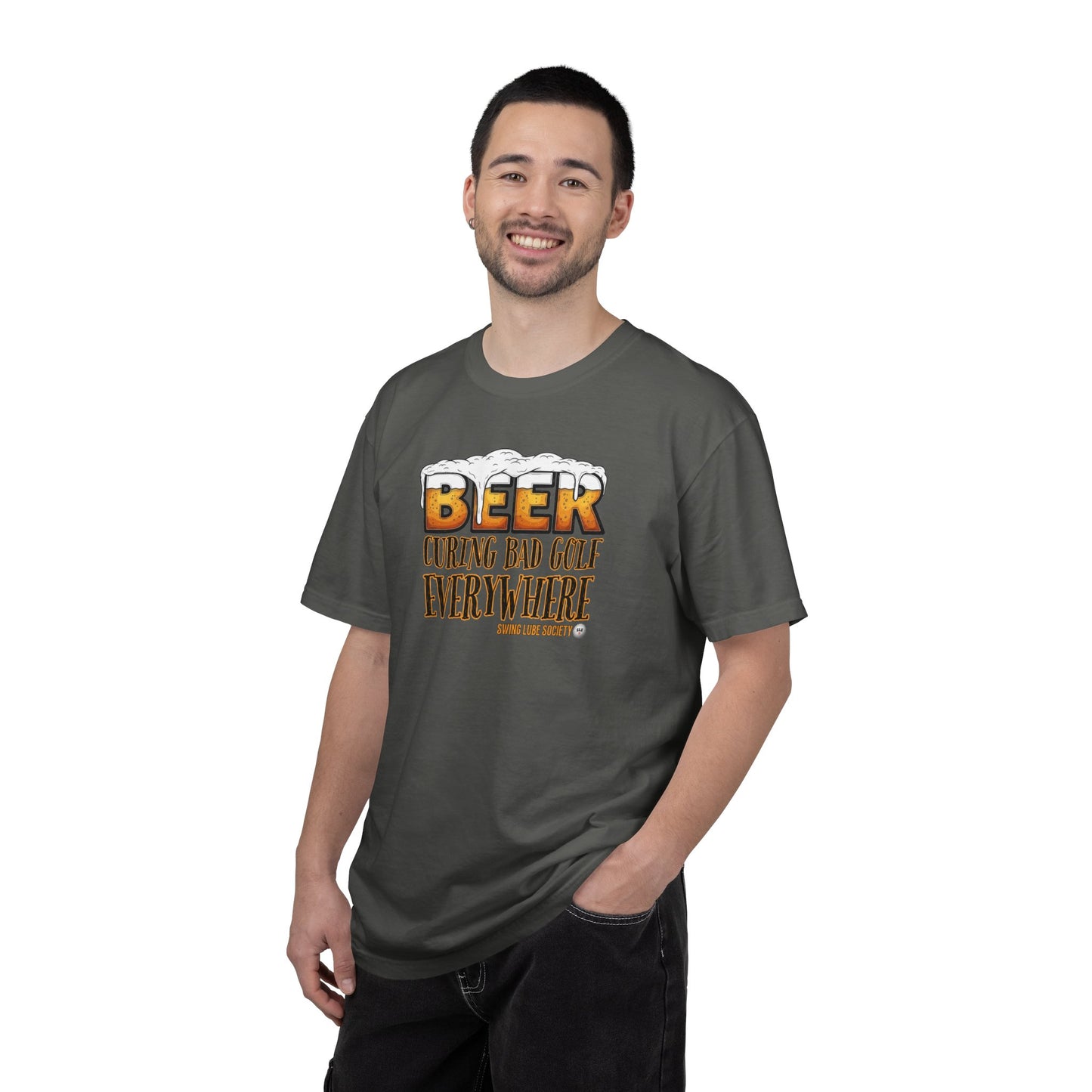 Beer Curing Bad Golf T-Shirt – Swing Lube Society Signature Apparel