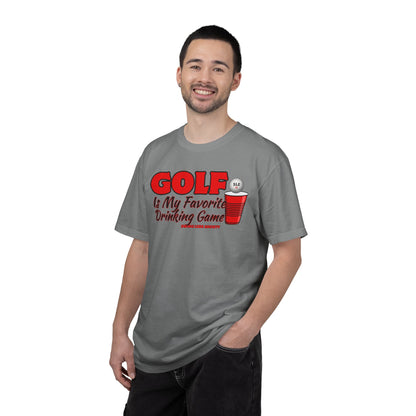 Golf Is My Favorite Drinking Game T-Shirt - Swing Lube Society Signature Apparel