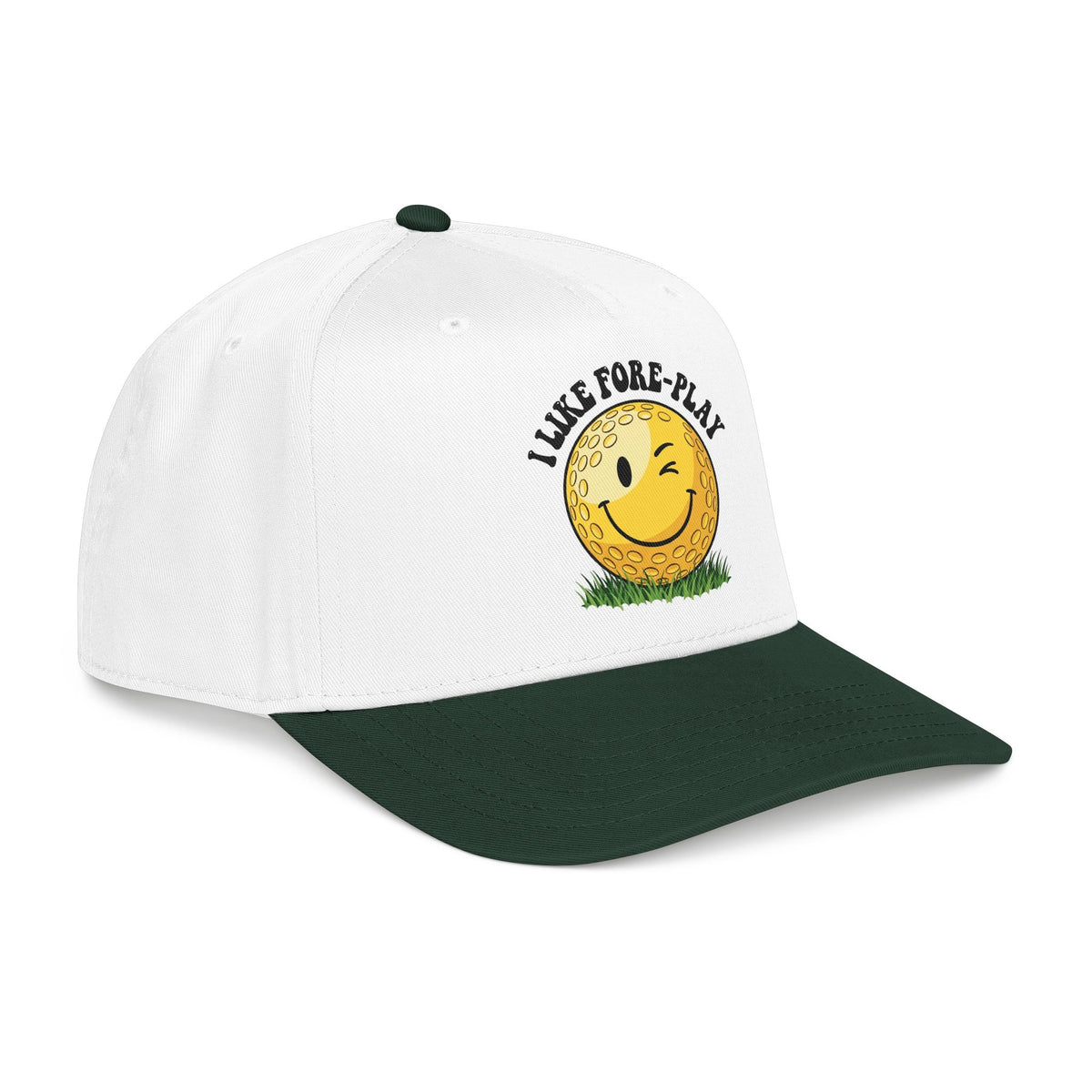 "I Like Fore-Play" Winking Golf Hat - It's a Golf Day Statement Headwear