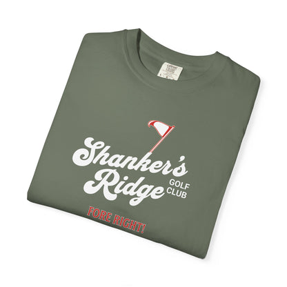 Shanker's Ridge Golf Club T-Shirt — Fictional Fairways Signature Apparel