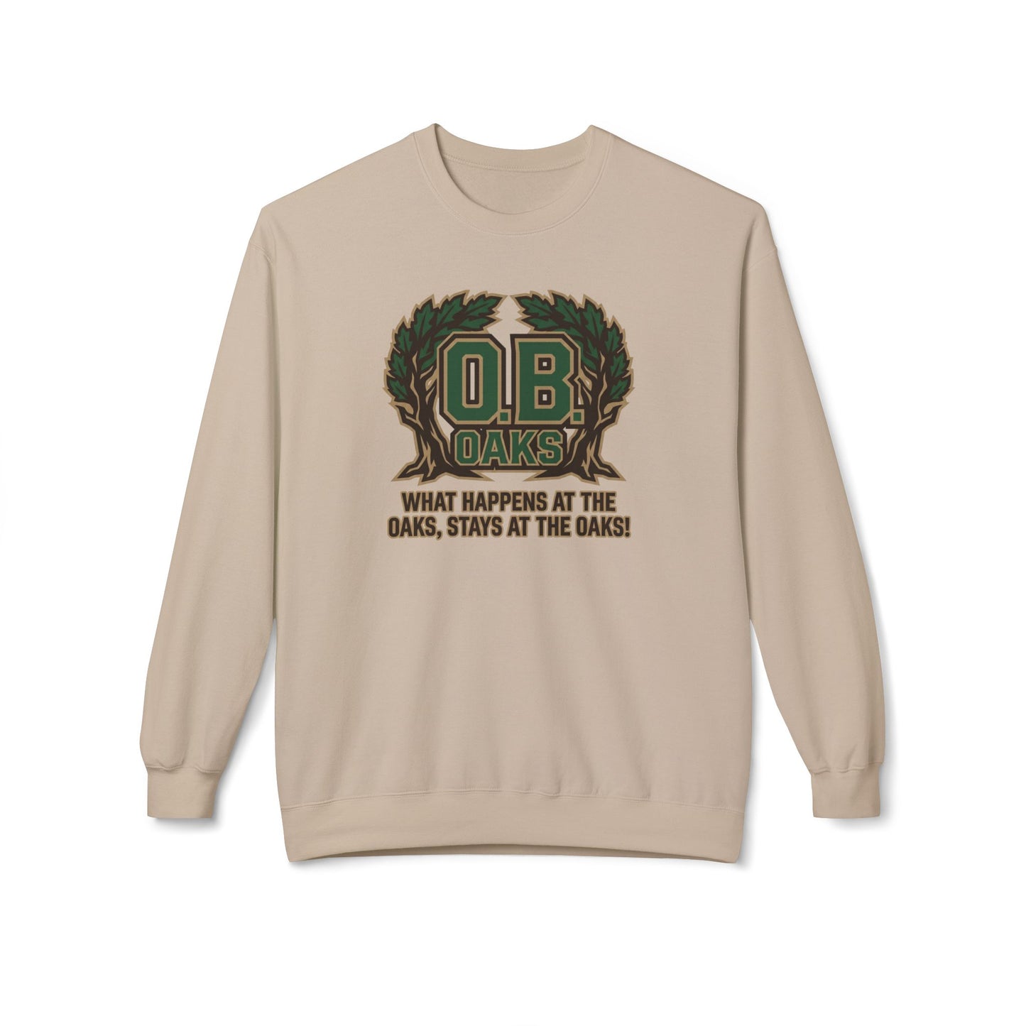 O.B. Oaks Crewneck Sweatshirt — Fictional Fairways Signature Apparel