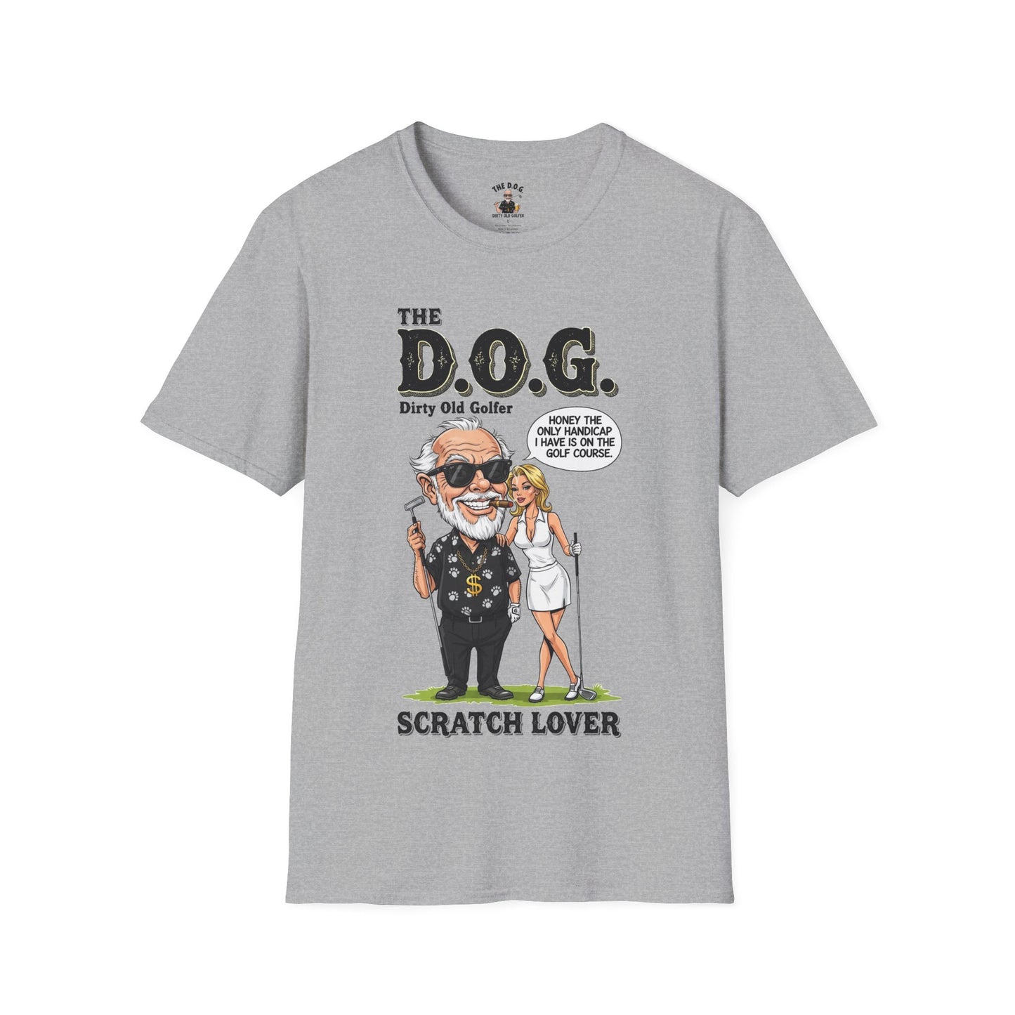The D.O.G. T-Shirt — Scratch Lover - Golf Noir Signature Apparel