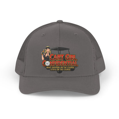 'Cart Girl Confidential' Trucker Hat – XXX-OUT Designs Headwear