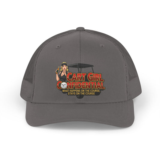'Cart Girl Confidential' Trucker Hat – XXX-OUT Designs Headwear