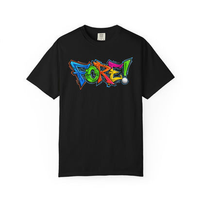 “FORE!” Golf T-Shirt — Golffiti Signature Apparel