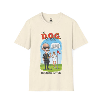 The D.O.G. T-Shirt — Experience Matters - Golf Noir Signature Apparel