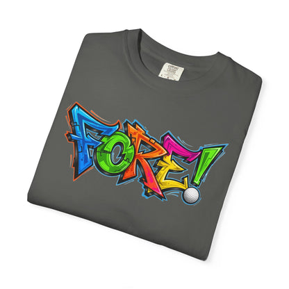 “FORE!” Golf T-Shirt — Golffiti Signature Apparel