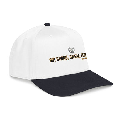 Sip, Swing, Swear, Repeat Baseball Cap - Swing Lube Society Headwear
