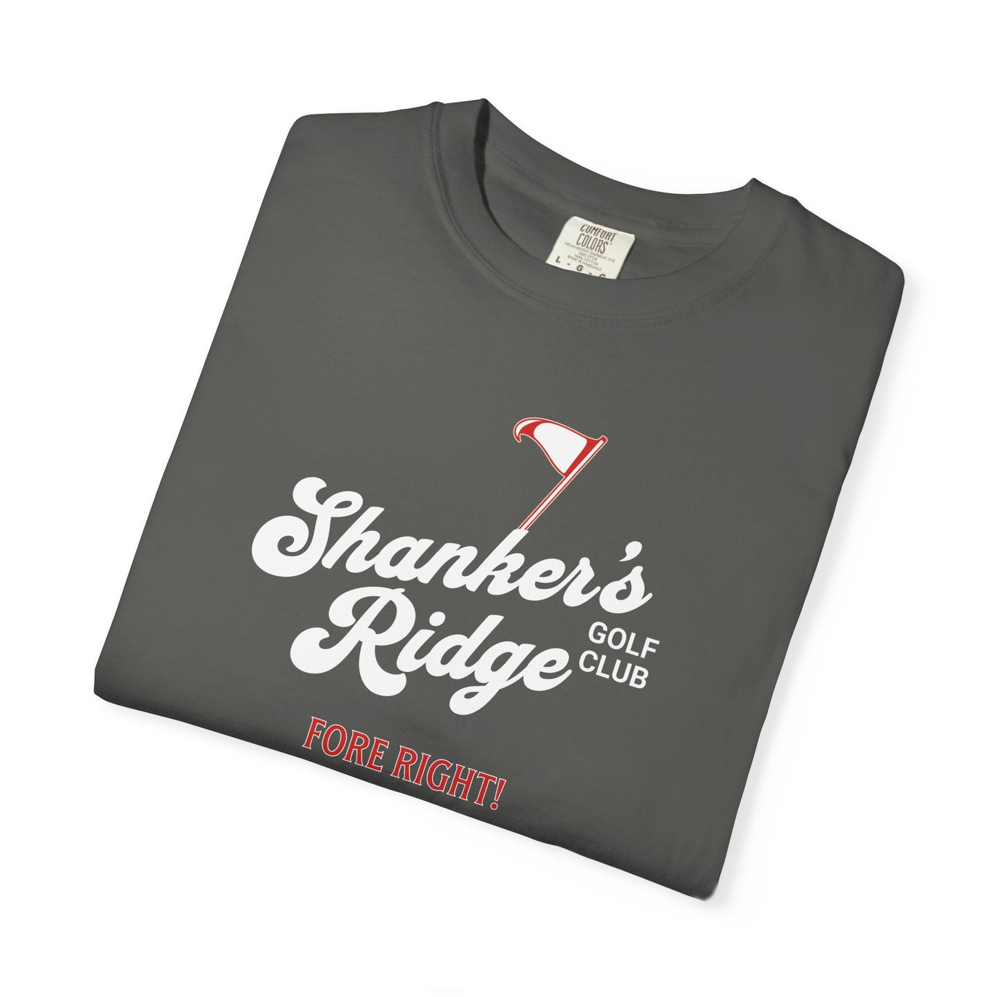 Shanker's Ridge Golf Club T-Shirt — Fictional Fairways Signature Apparel