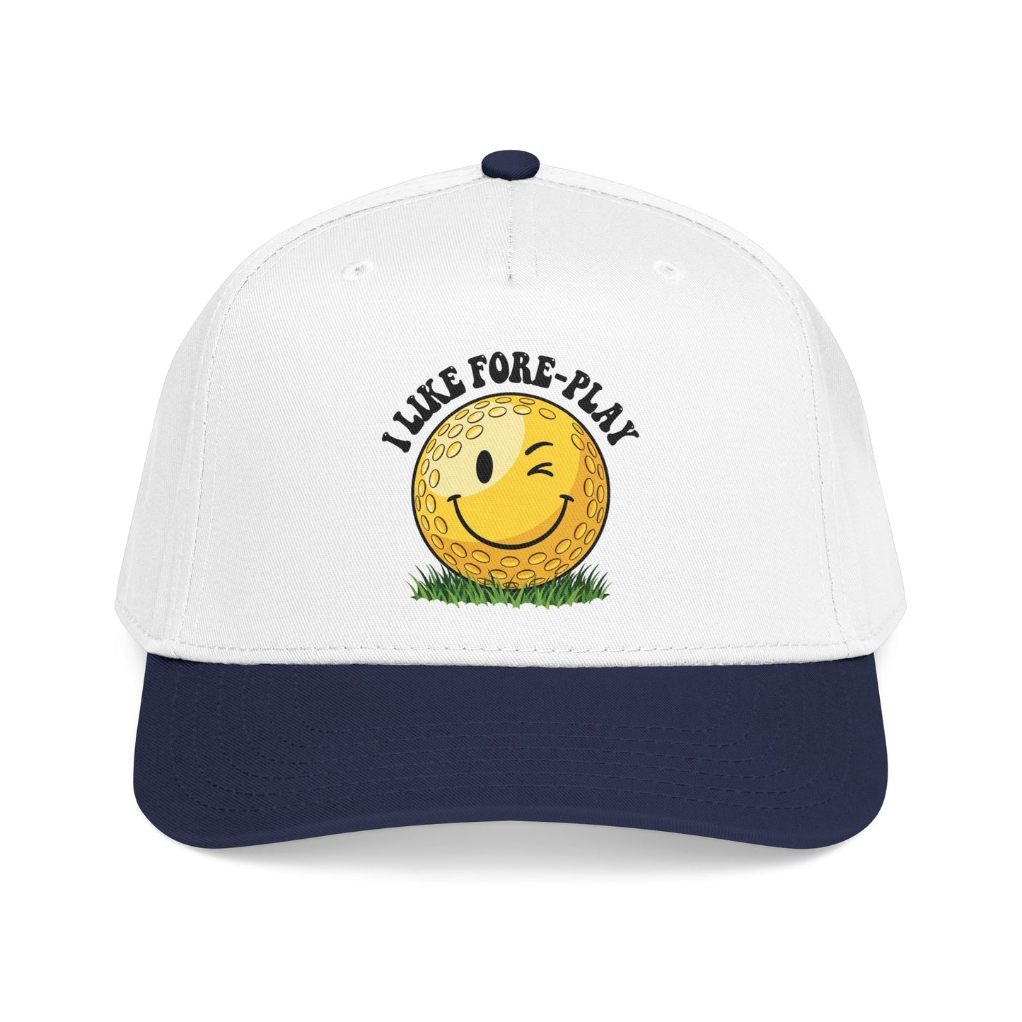 "I Like Fore-Play" Winking Golf Hat - It's a Golf Day Statement Headwear