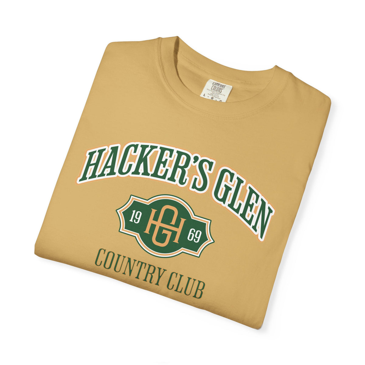 Hacker's Glen Country Club T-Shirt - Fictional Fairways Signature Apparel