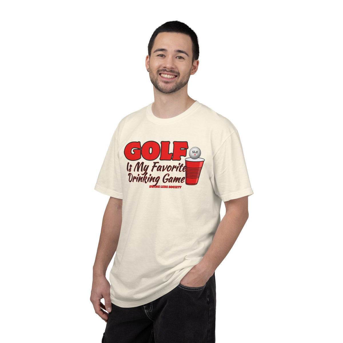Golf Is My Favorite Drinking Game T-Shirt - Swing Lube Society Signature Apparel