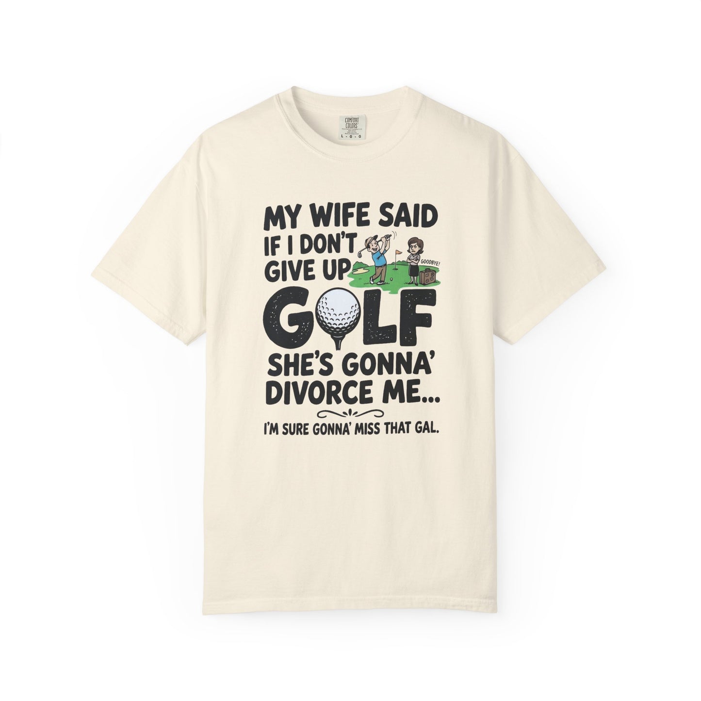 Divorce Golf T-Shirt — The Shag Bag Apparel