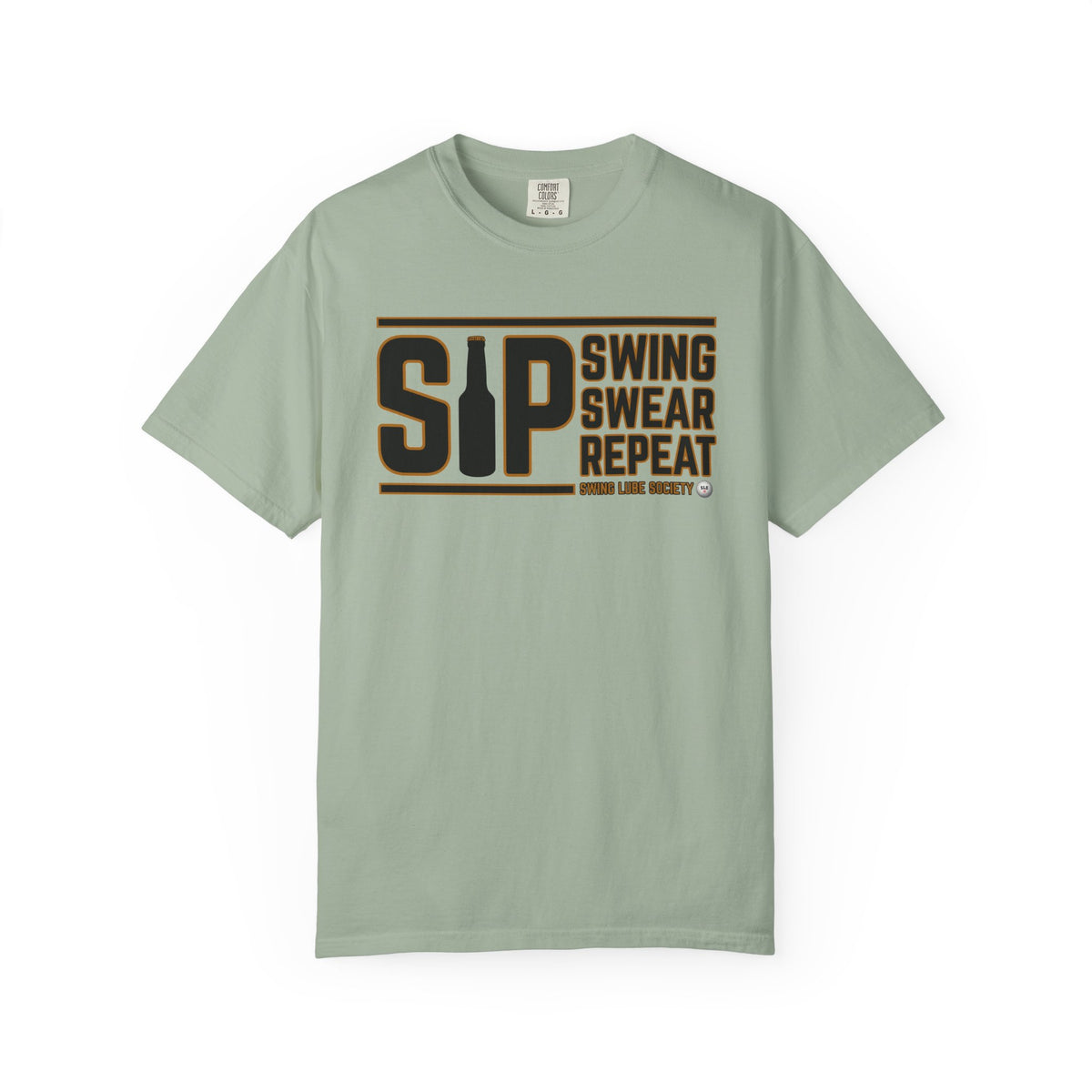 SIP Swing Swear Repeat T-Shirt - Swing Lube Society Signature Apparel