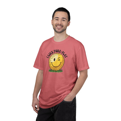 "I Like Fore-Play" Golf Tee - It's A Golf Day Signature Apparel