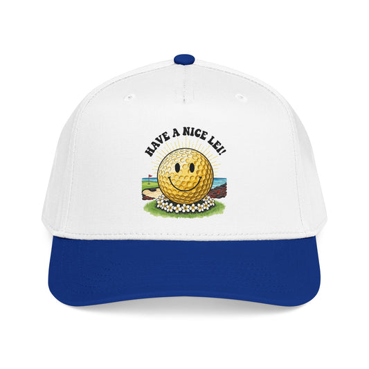 Have a Nice Lei Mid-Profile Baseball Cap - It's a Golf Day Statement Headwear
