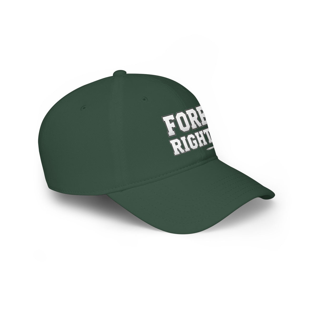 "Fore Right!" Low Profile Golf Hat - Tee Box Trash Talk Signature Headwear