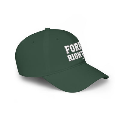 "Fore Right!" Low Profile Golf Hat - Tee Box Trash Talk Signature Headwear