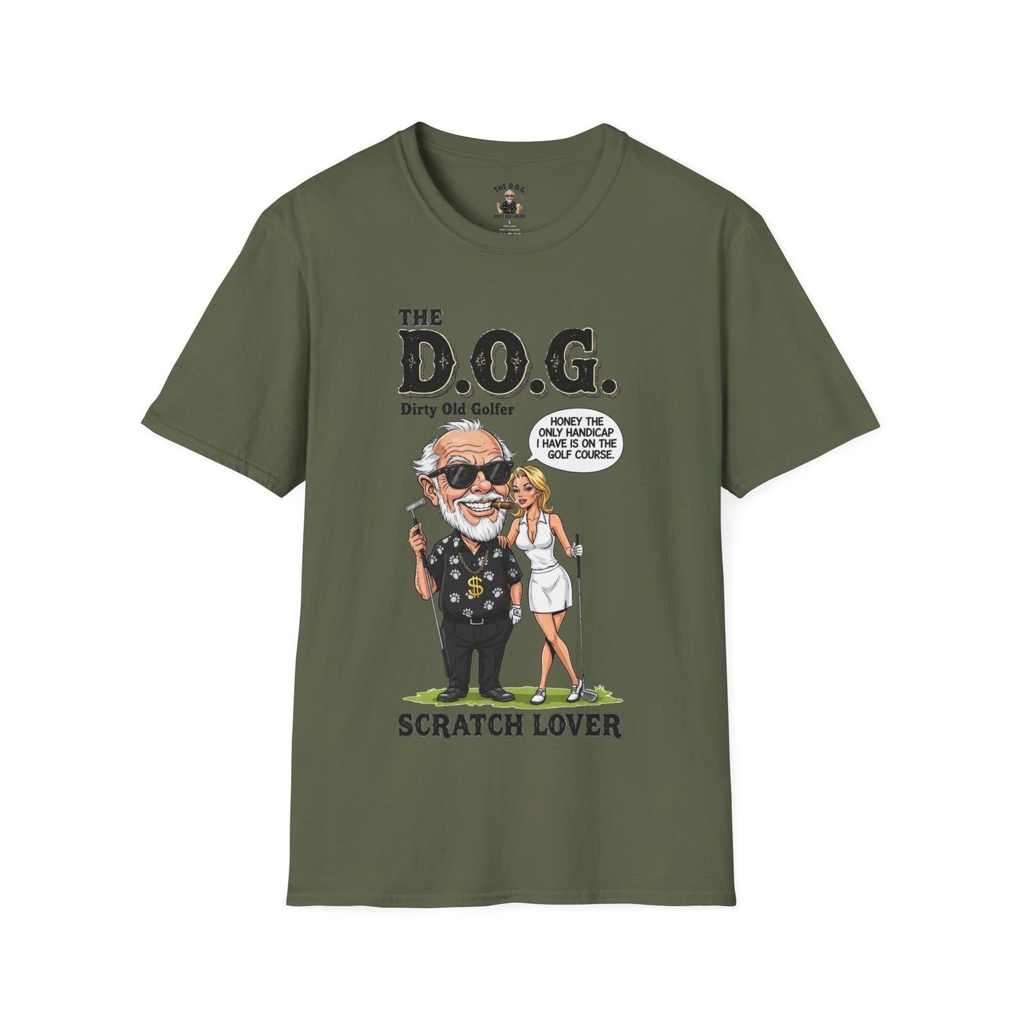 The D.O.G. T-Shirt — Scratch Lover - Golf Noir Signature Apparel