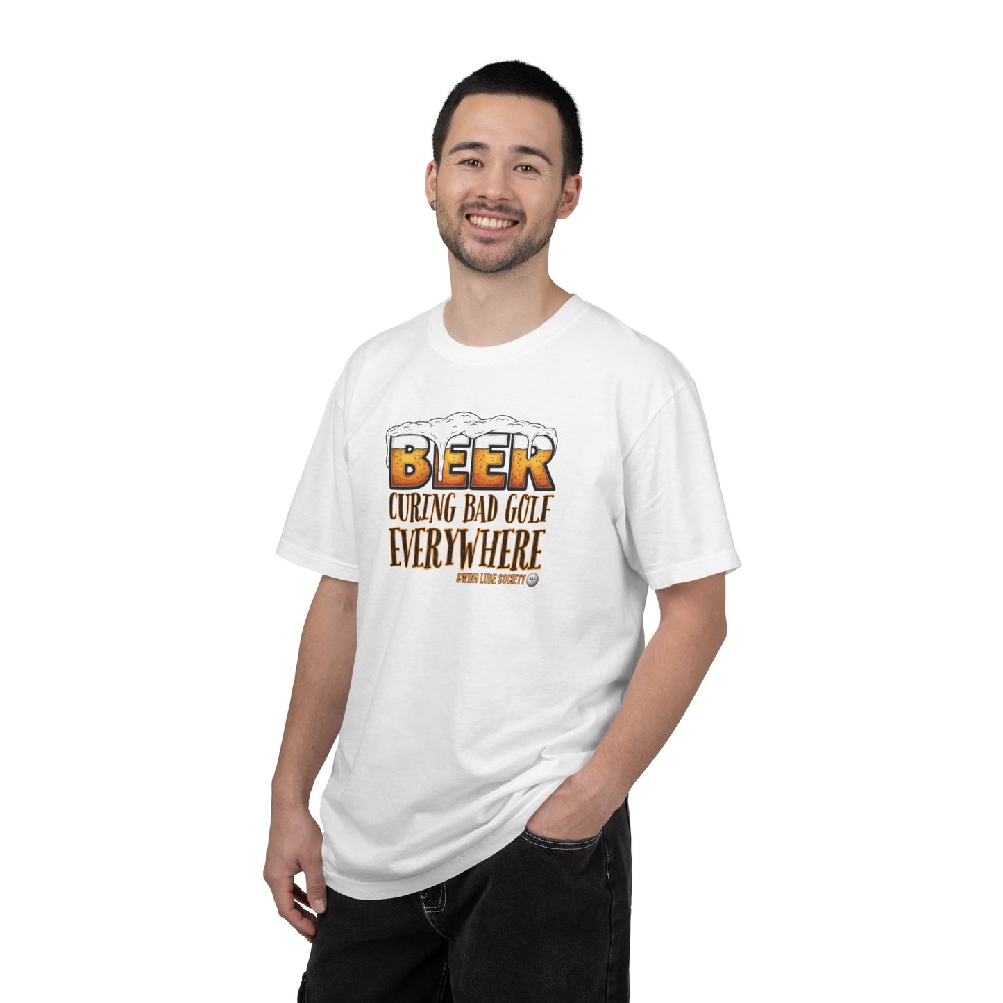 Beer Curing Bad Golf T-Shirt – Swing Lube Society Signature Apparel