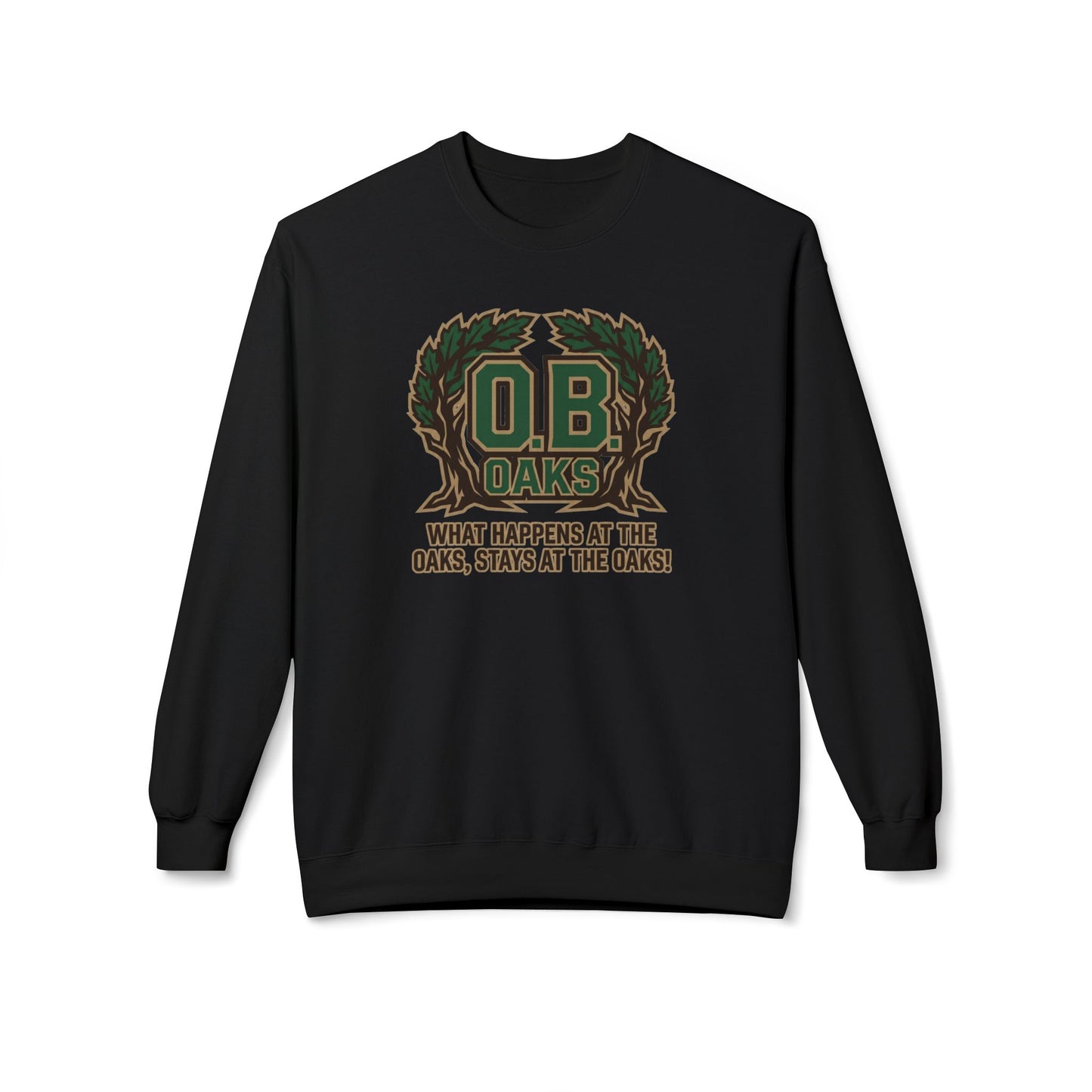 O.B. Oaks Crewneck Sweatshirt — Fictional Fairways Signature Apparel