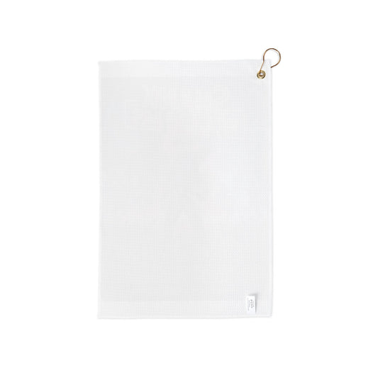 The Devil Went Left Golf Towel — "Shank Williams" Golf Noir Gear