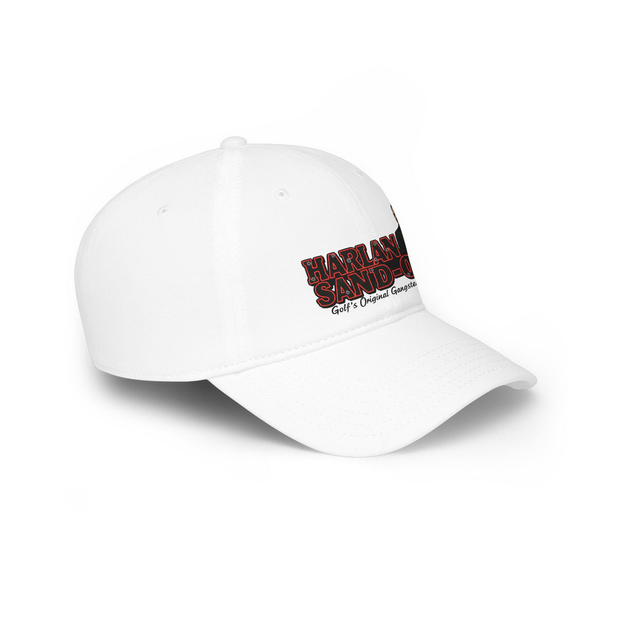 Harlan Sand-O Vintage Golf Cap — Golf Noir Statement Headwear