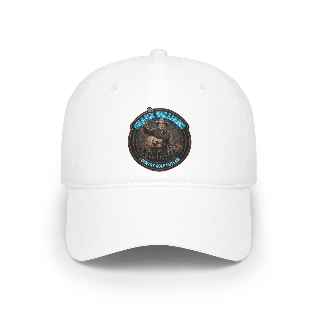 Shank Williams Golf Noir Cap - Country Club Crooners Statement Headwear