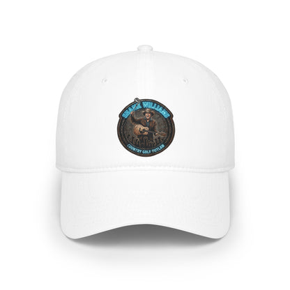 Shank Williams Golf Noir Cap - Country Club Crooners Statement Headwear
