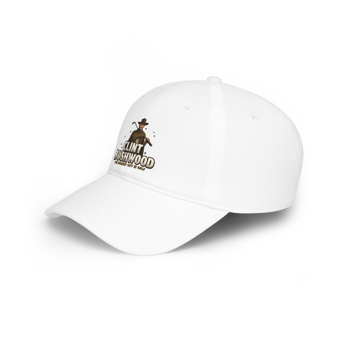Clint Bushwood Cap – Golf Noir Statement Headwear