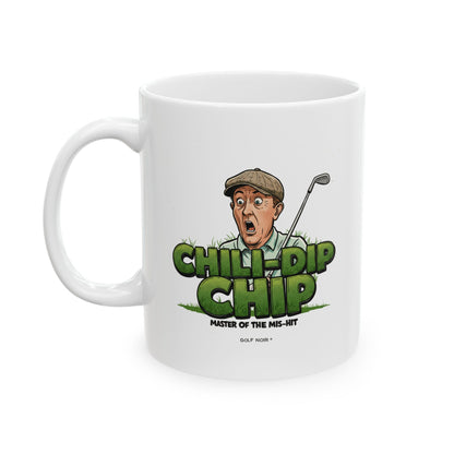 CHILI-DIP CHIP Mug - Master of The Mis-Hit- Golf Noir Accessories
