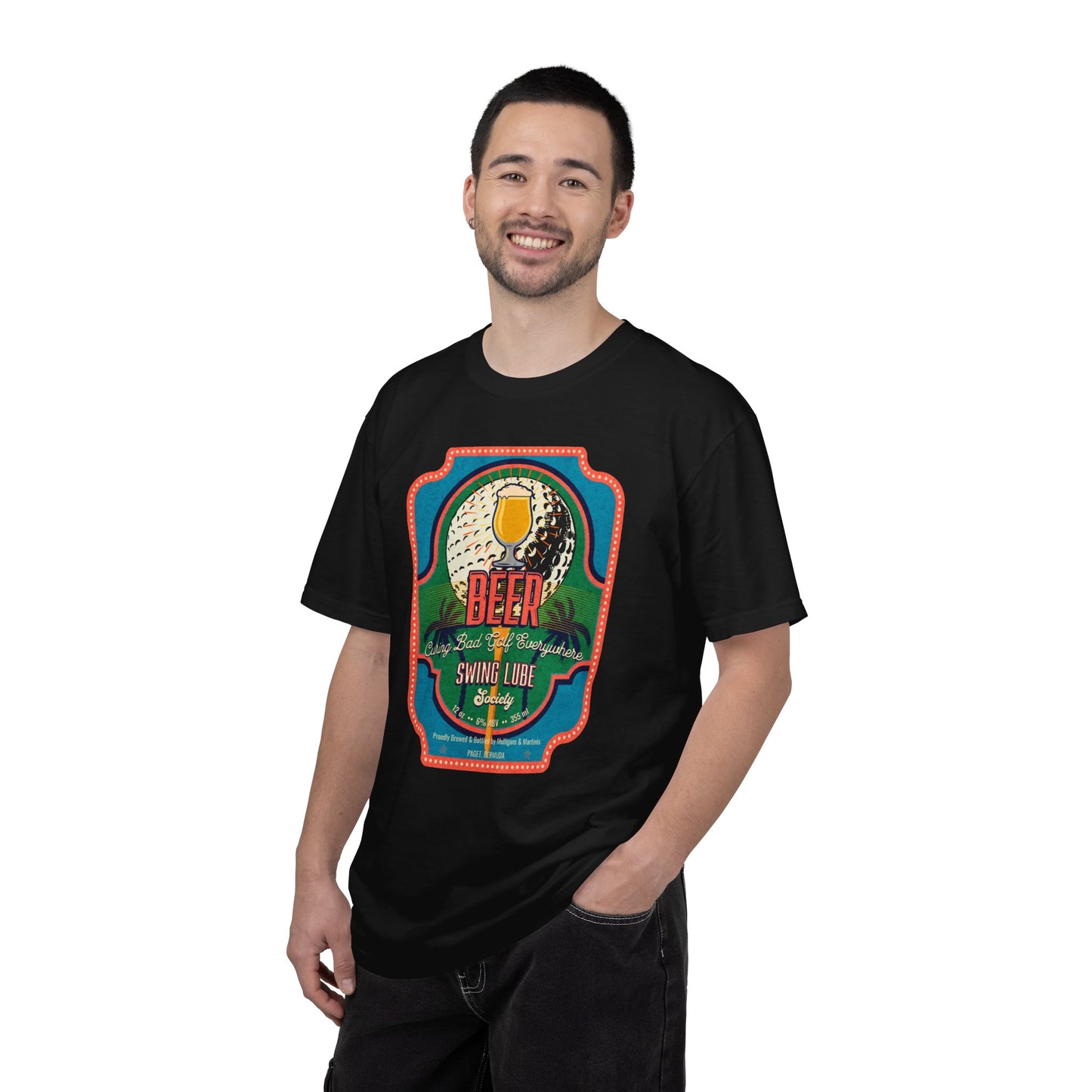 Beer Curing Bad Golf T-Shirt 2 — Swing Lube Society Signature Apparel